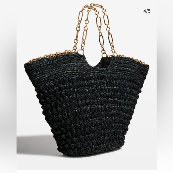 Cult Gaia Samira Straw Tote - Picture 10 of 12